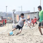 同時開催（ビーチサッカー大会）