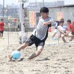 同時開催（ビーチサッカー大会）